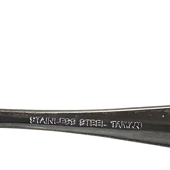 Vintage Monogram B Stainless Steel Taiwan 5 Pieces Salad Forks Sugar Spoon - Picture 5 of 7